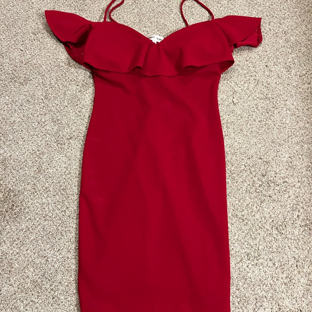Red dress